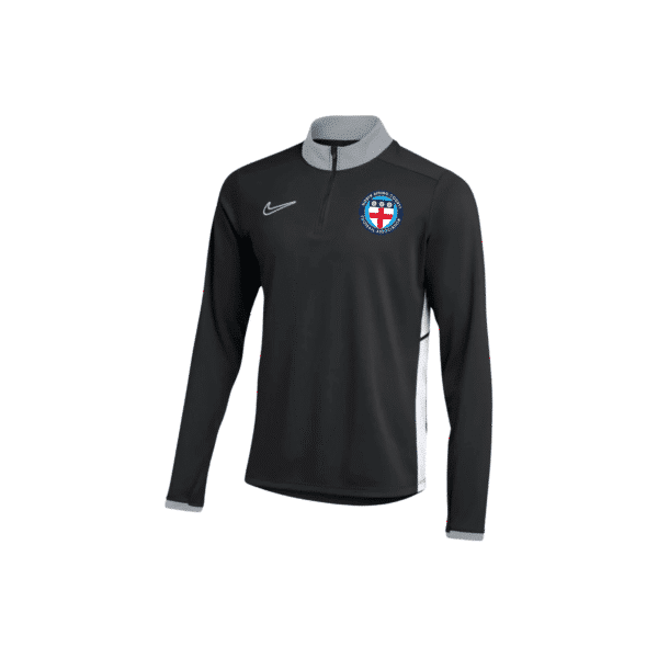 North Riding FA - NIKE ACADEMY 25 MIDLAYER DRILL TOP – BLACK/WHITE