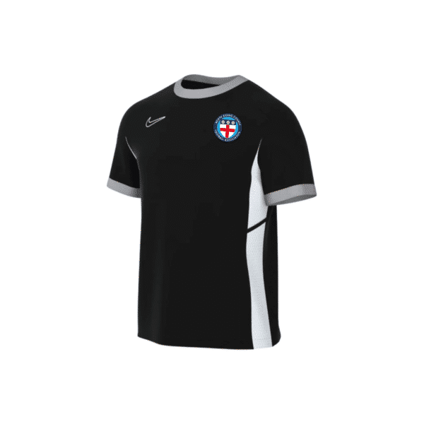 North Riding FA -NIKE ACADEMY 25 SHORT SLEEVE TEE – BLACK/WHITE
