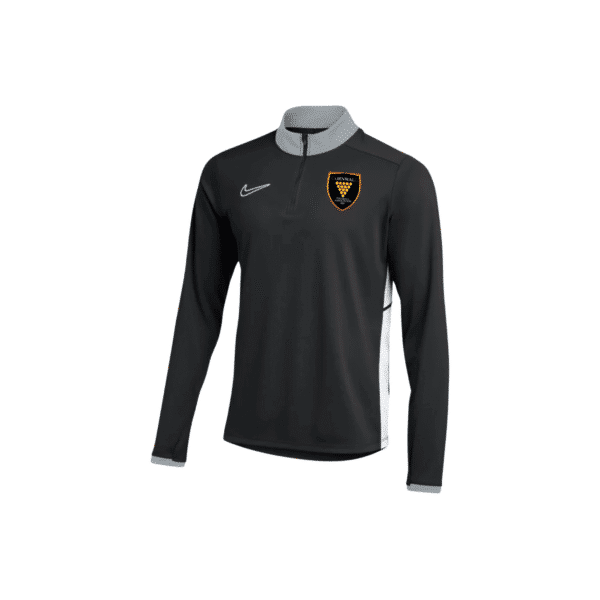 Cornwall FA - NIKE ACADEMY 25 MIDLAYER DRILL TOP – BLACK/WHITE