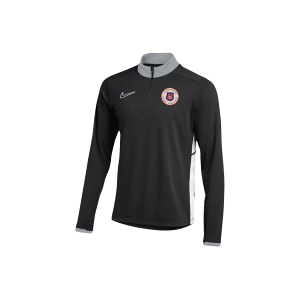 HEREFORDSHIRE FA - NIKE ACADEMY 25 MIDLAYER DRILL TOP – BLACK/WHITE