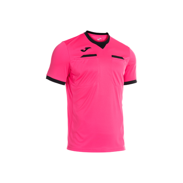 Joma RESPECT III Referee Shirt 25 - Pink Fluor / Black