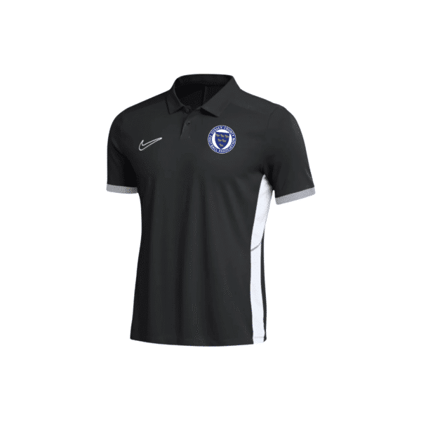 Sussex County FA - NIKE ACADEMY 25 PRO POLO – BLACK/WHITE