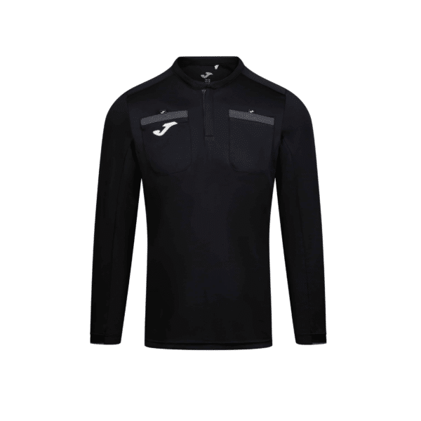 Joma RESPECT II Long Sleeve Referee Shirt - Black/Anthracite