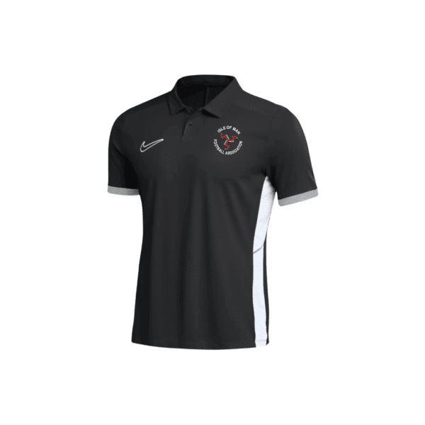 ISLE OF MAN FA - NIKE ACADEMY 25 PRO POLO – BLACK/WHITE