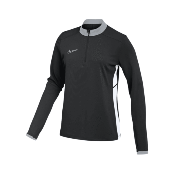 Nike Ladies Academy 25 Midlayer Drill Top - Black/White/Grey