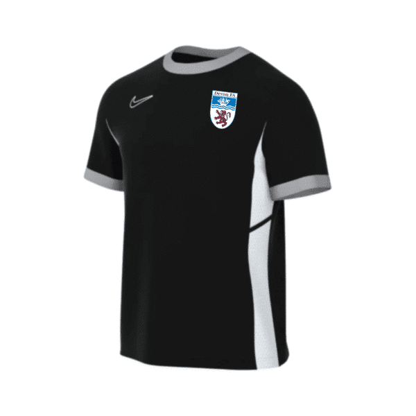 Devon County FA -NIKE ACADEMY 25 SHORT SLEEVE TEE – BLACK/WHITE