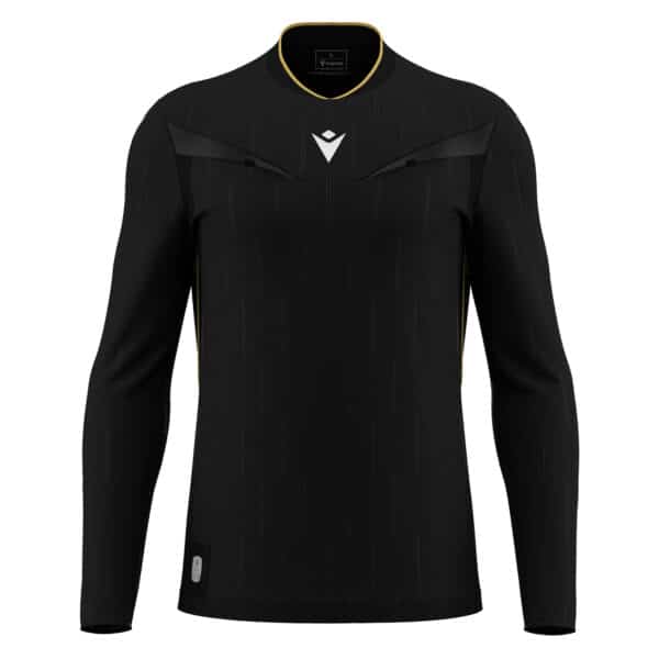 Macron Mendez Referee Shirt L/S Black