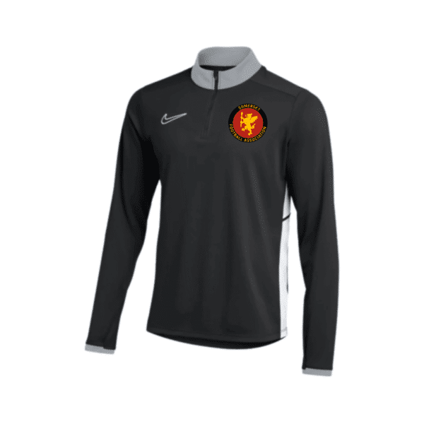 Somerset County FA - NIKE ACADEMY 25 MIDLAYER DRILL TOP – BLACK/WHITE