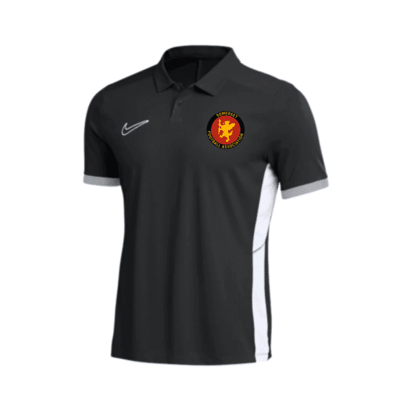 Somerset County FA - NIKE ACADEMY 25 PRO POLO – BLACK/WHITE